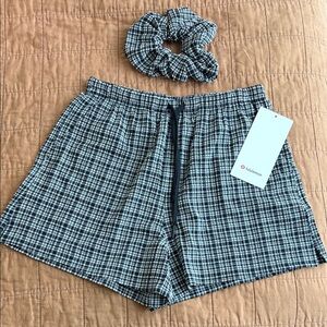 Lululemon Shorts and scrunchie